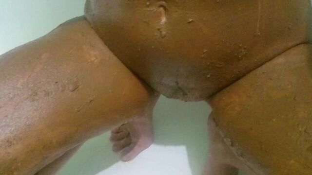 Brown Wife - Totally covered in shit. Rarity! scat porn